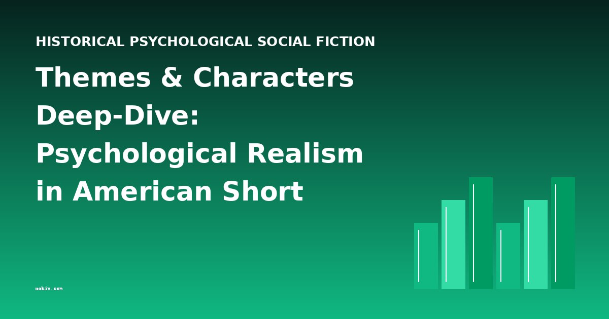 Themes & Characters Deep-Dive: Psychological Realism in American Short Fiction